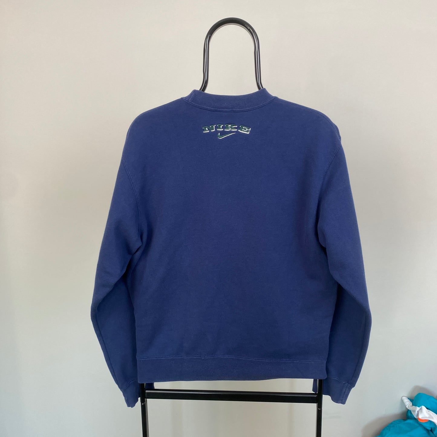 90s Nike Sweatshirt Blue Medium