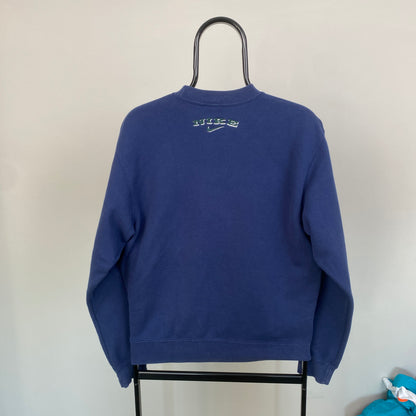 90s Nike Sweatshirt Blue Medium