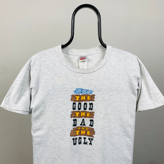 90s Nike The Good The Bad And The Ugly T-Shirt Grey Small