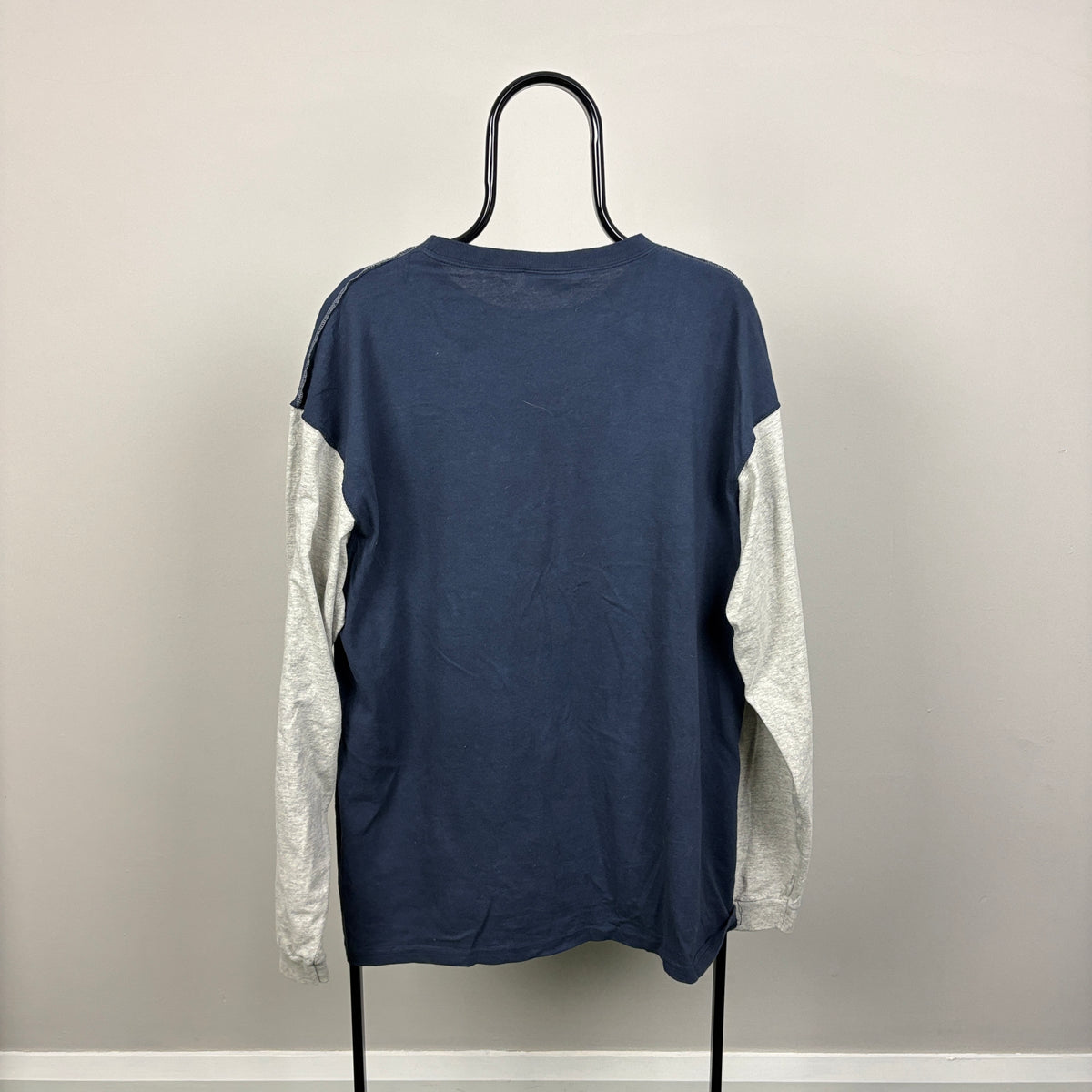 00s Quiksilver Long Sleeve T-Shirt Blue Large
