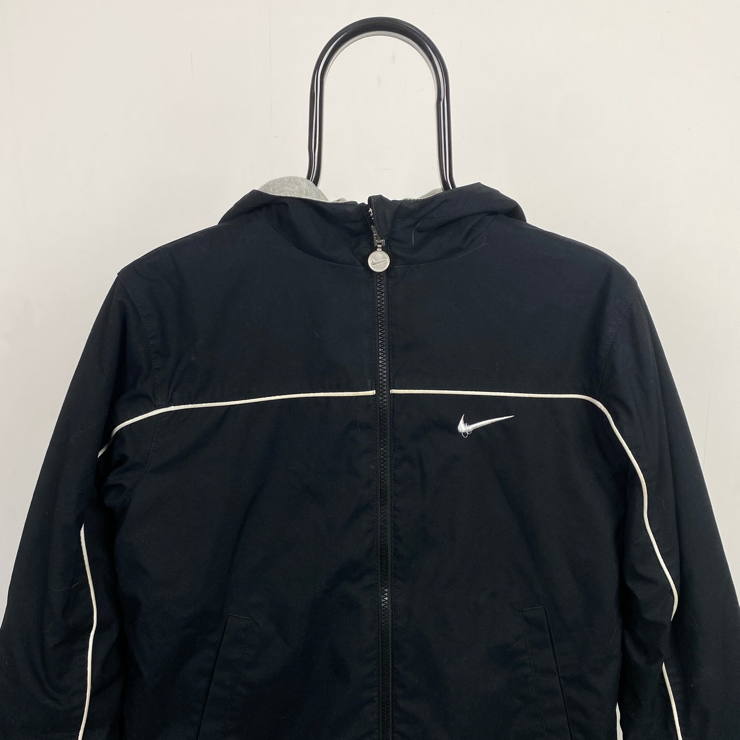 00s Nike Reversible Piping Jacket Black Small