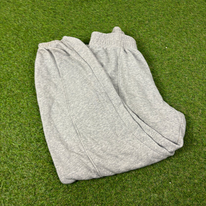 00s Nike Wide Leg Cotton Joggers Grey Medium