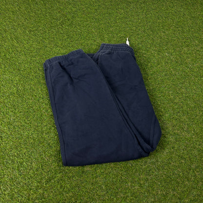 00s Nike Wide Leg Cotton Joggers Blue XS