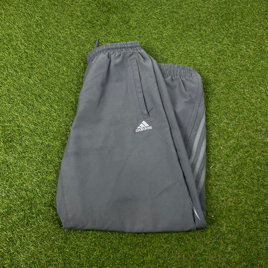 00s Adidas Piping Joggers Grey Small