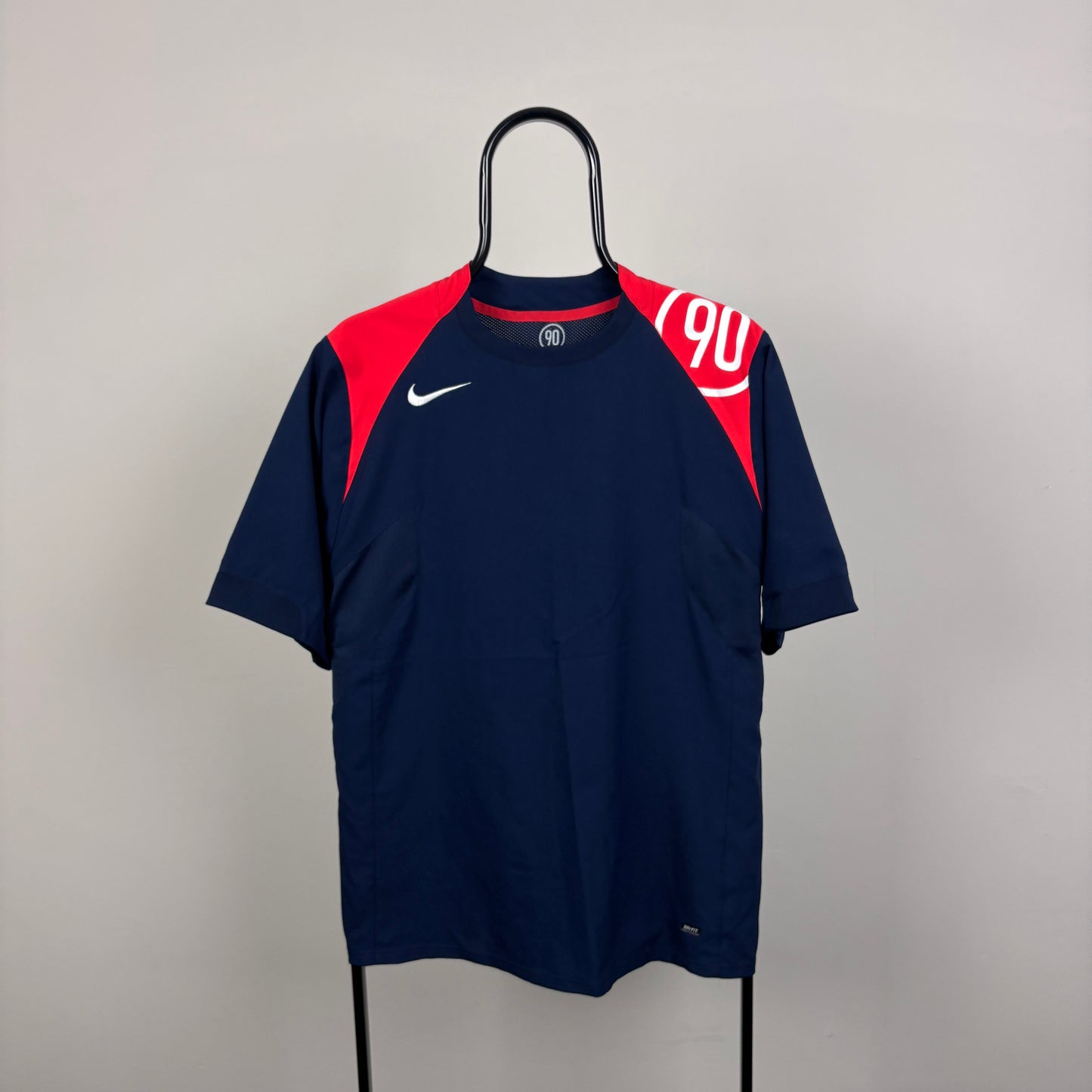 00s Nike T90 T-Shirt Blue Medium