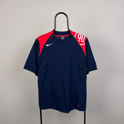 00s Nike T90 T-Shirt Blue Medium
