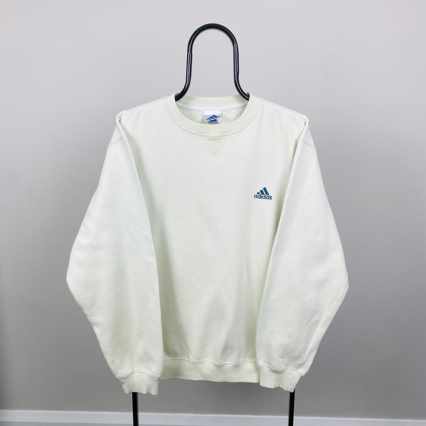 90s Adidas Sweatshirt Brown Large