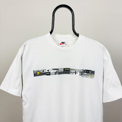 90s Nike Challenge Court T-Shirt White Medium