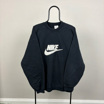 90s Nike Sweatshirt Black XL
