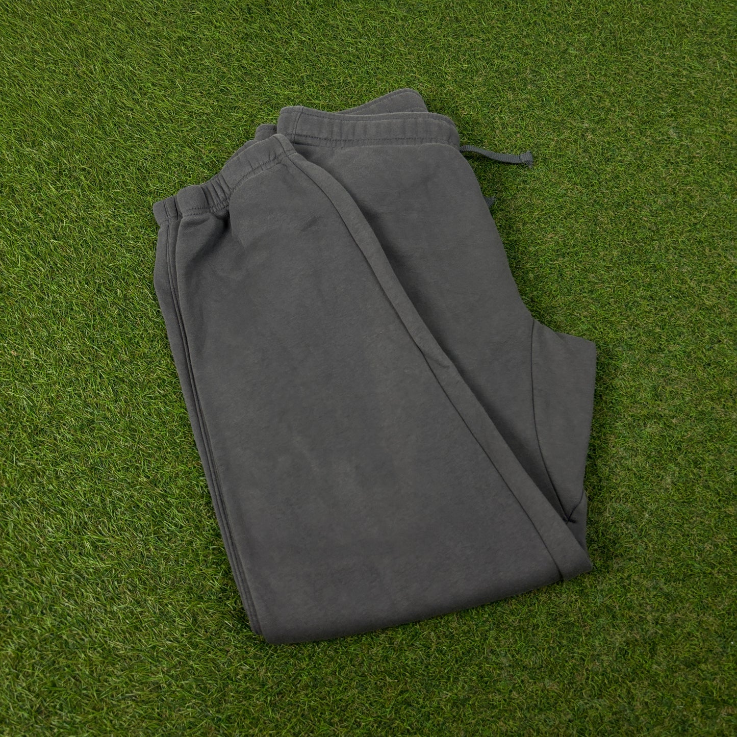 00s Nike Wide Leg Cotton Joggers Grey Small