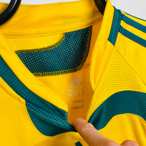 00s Adidas LA Galaxy Football Shirt T-Shirt Yellow XL