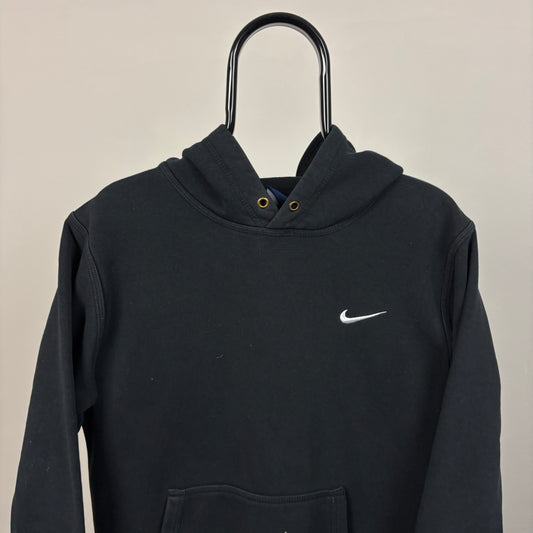00s Nike Swoosh Hoodie Black Large