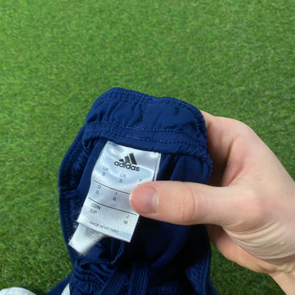 00s Adidas Football Shorts Blue Small
