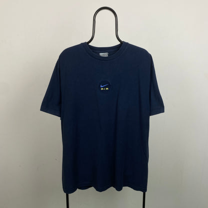 00s Nike Air T-Shirt Blue Large