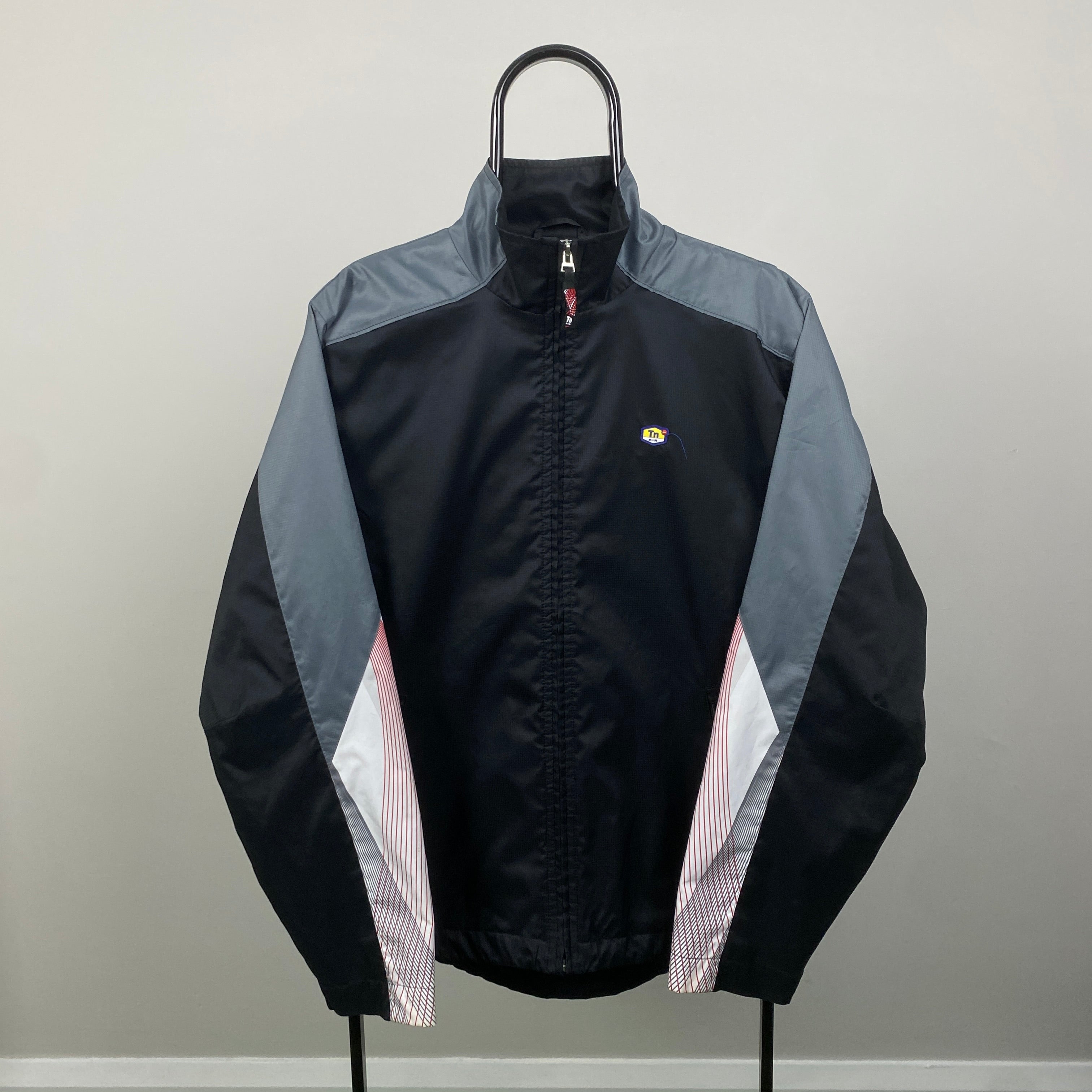 ジャケット・アウター 00s NIKE Tn AIR wave design teck jkt y2k 00s Nike Tn Air Windbreaker Jacket Black Medium – Clout Closet
