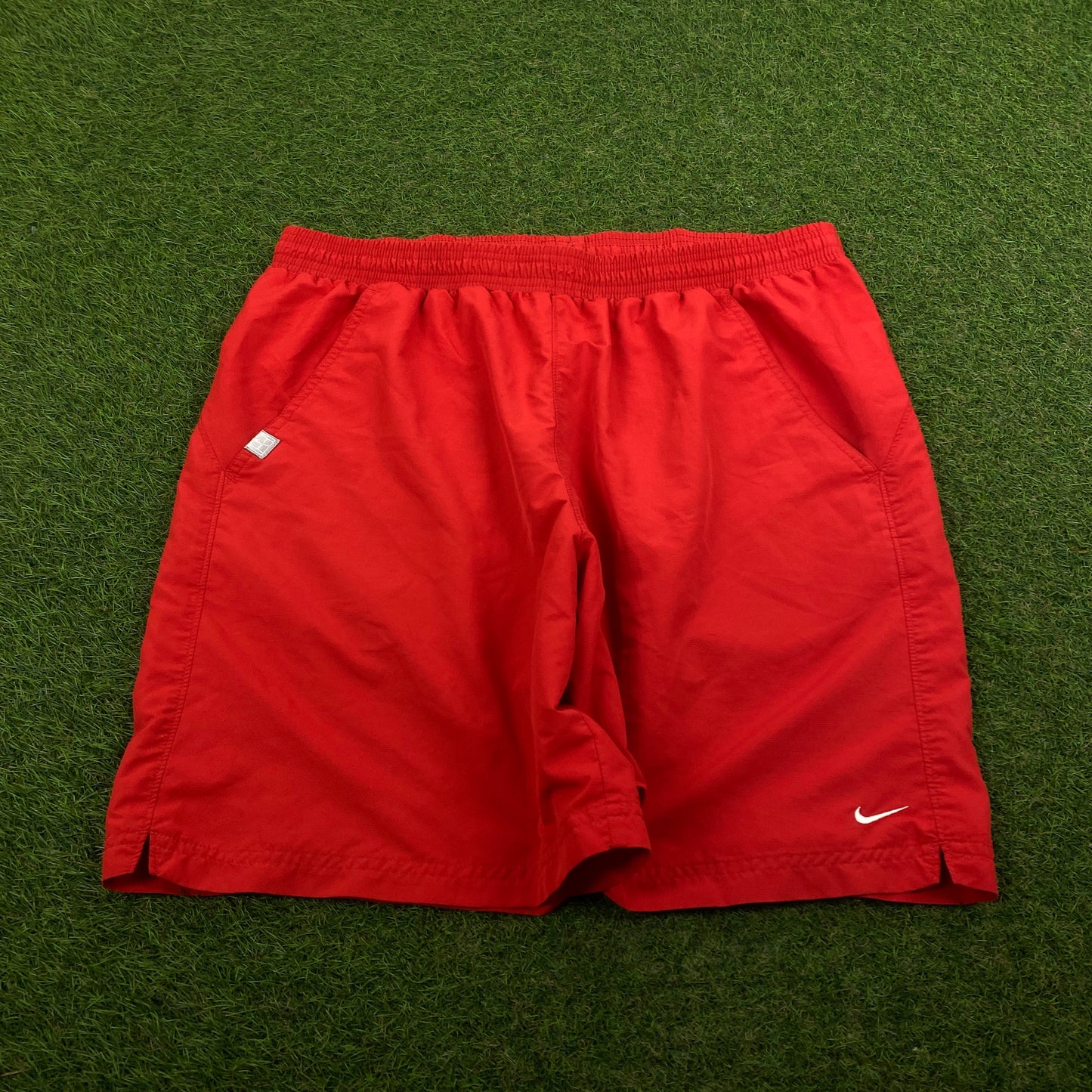 00s Nike Tennis Shorts Red Medium