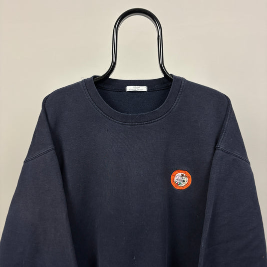 90s St Michael Wallace & Gromit Sweatshirt Blue XL