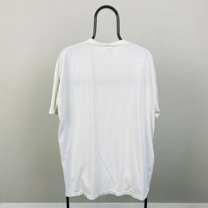 90s Nike Swoosh T-Shirt White Large