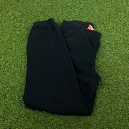 00s Nike Cotton Wide Leg Joggers Black Medium