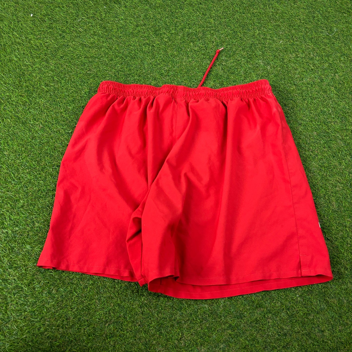 00s Nike Football Shorts Red Large