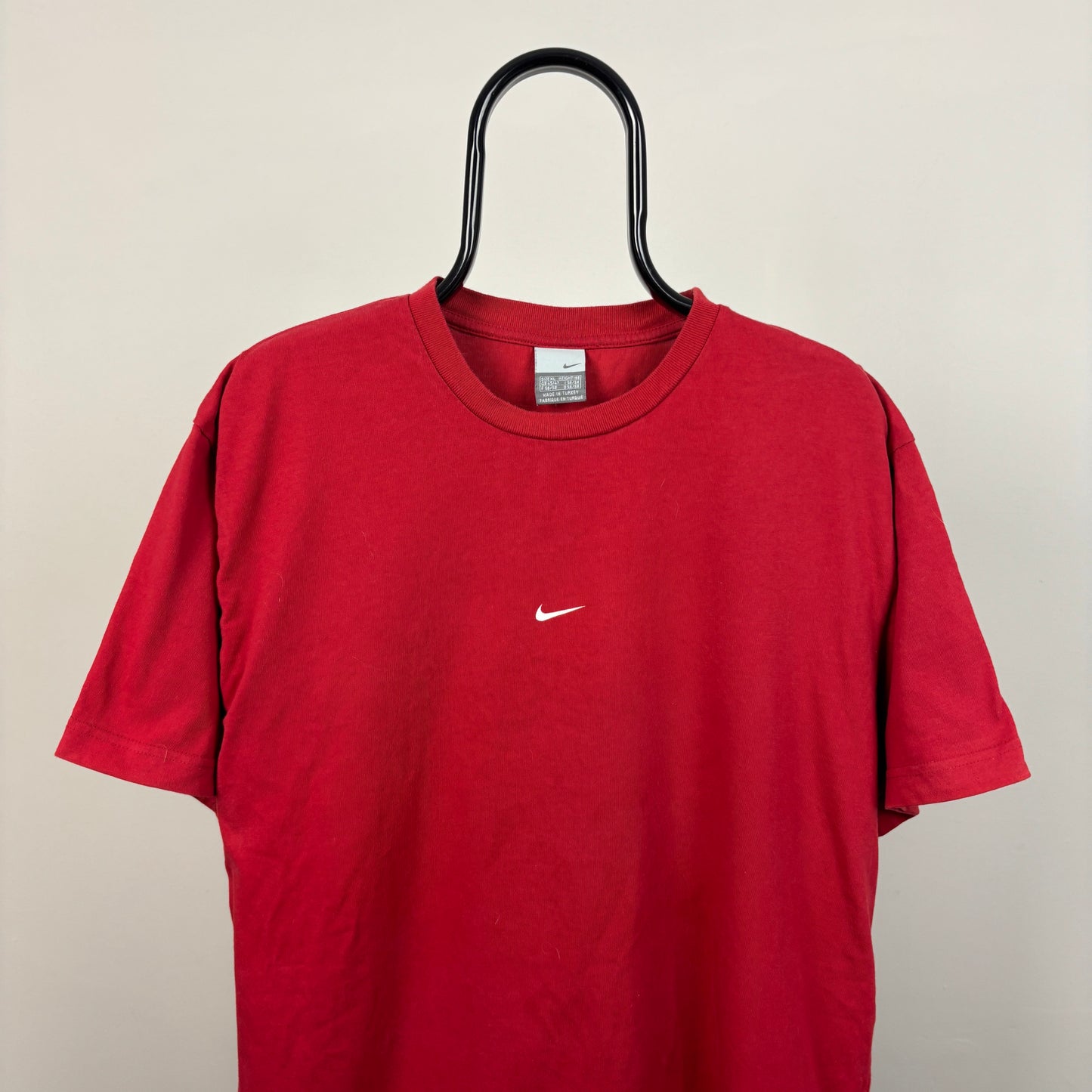 90s Nike Uptempo T-Shirt Red XL