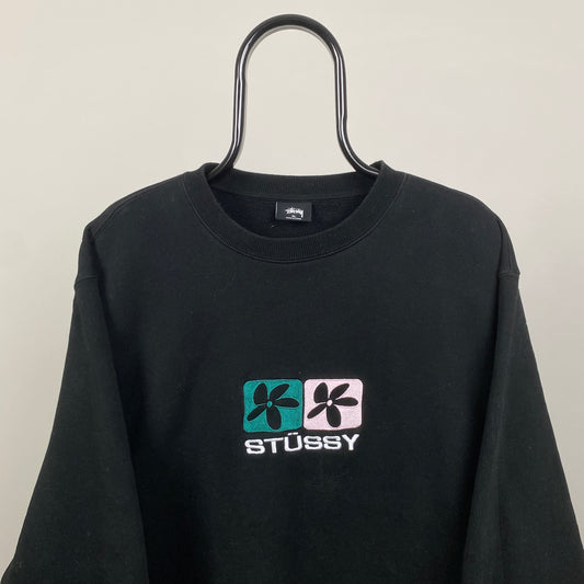 00s Stussy Sweatshirt Black XL