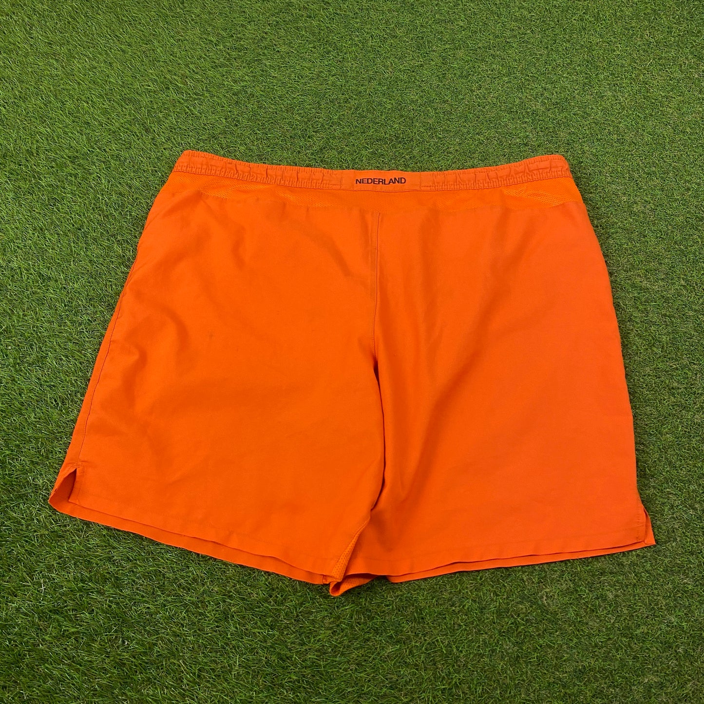 00s Nike Netherlands Football Shorts Orange XL