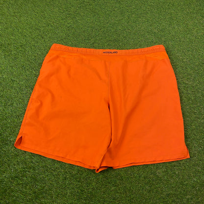 00s Nike Netherlands Football Shorts Orange XL