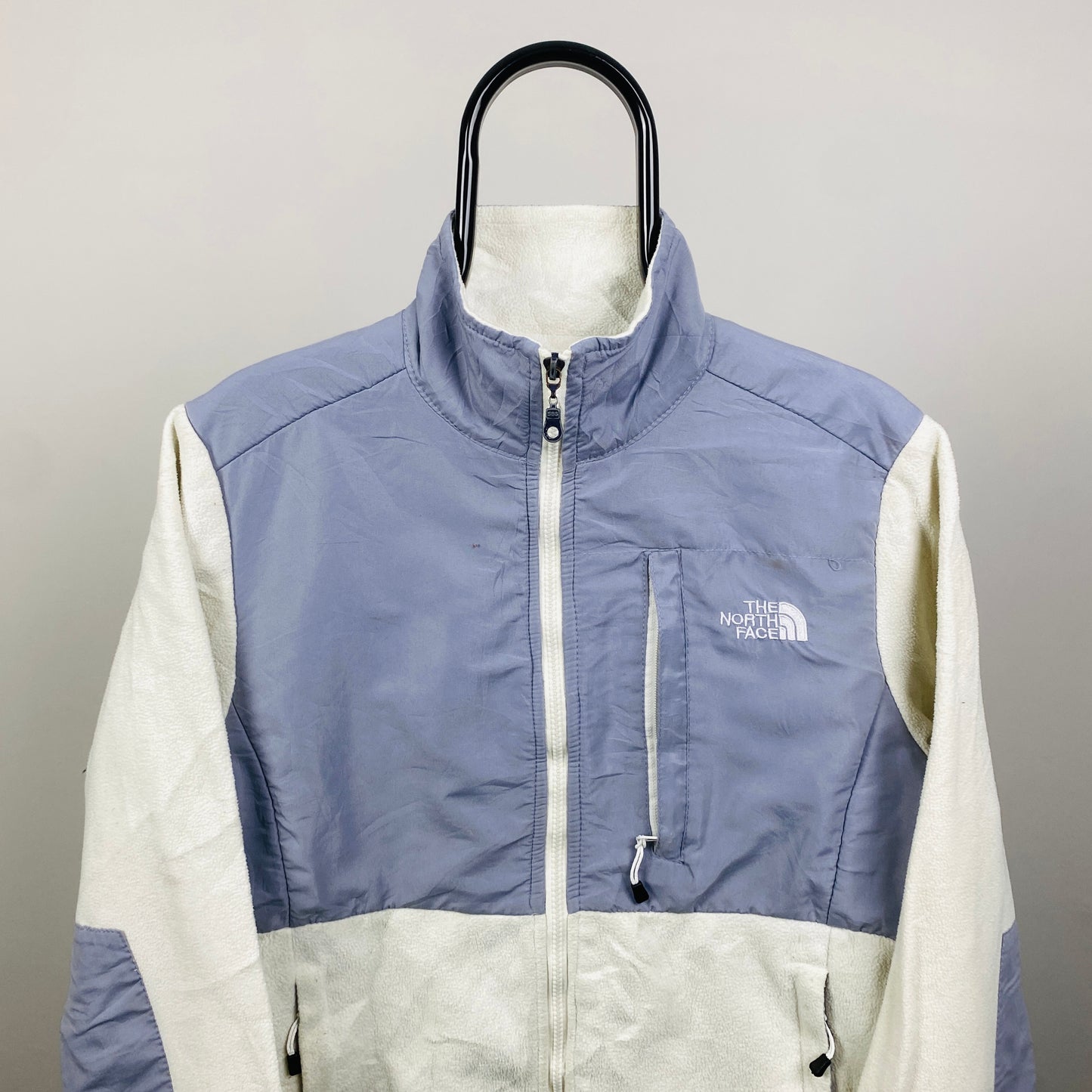 00s The North Face Fleece Sweatshirt White Small