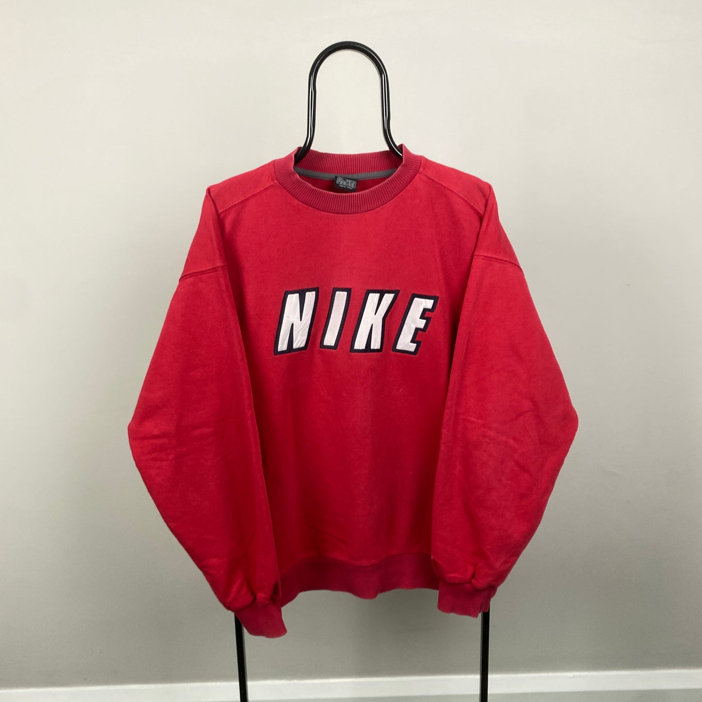 90s Nike Sweatshirt Red Large