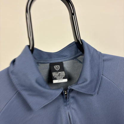 00s Nike Golf Polo Shirt T-Shirt Blue Large
