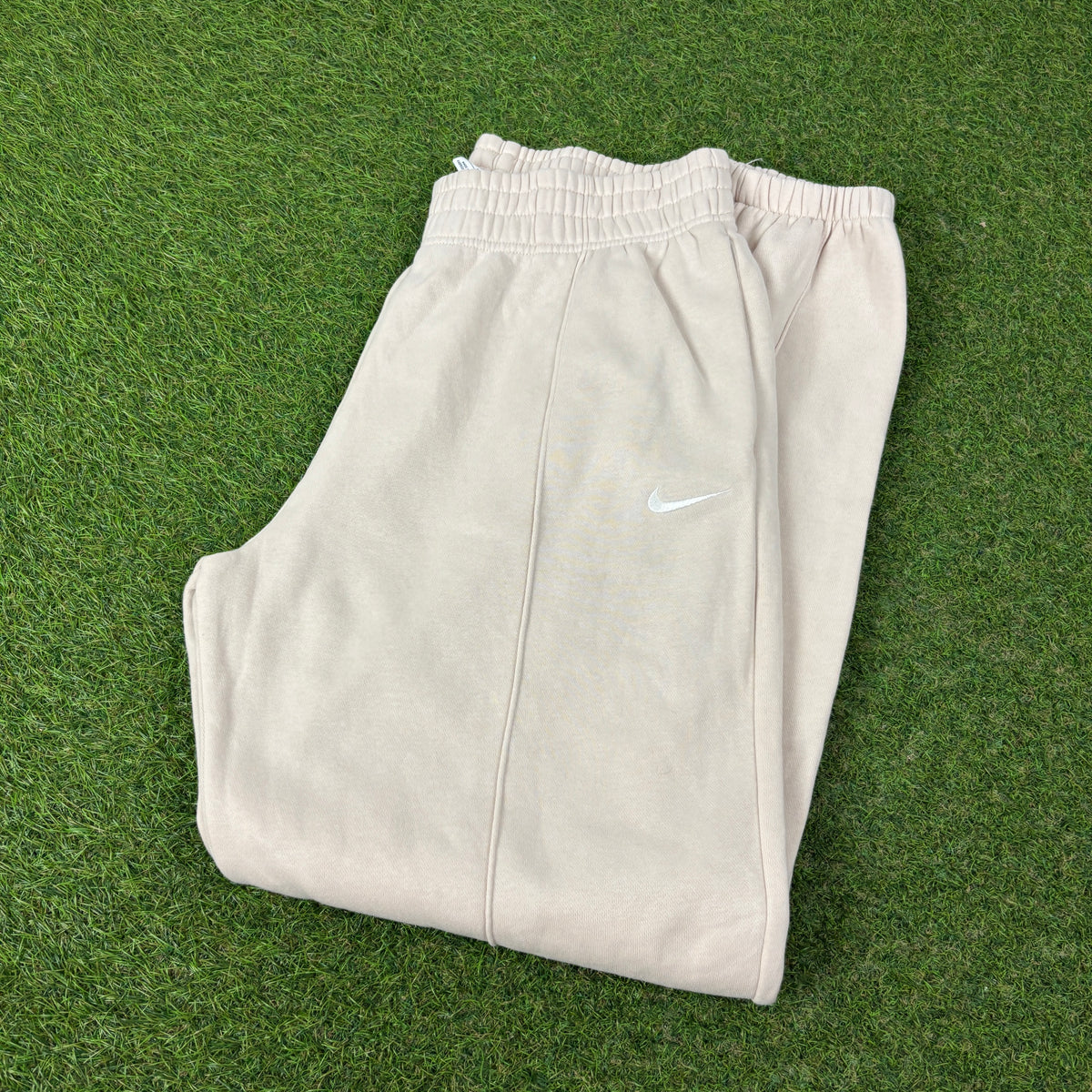 00s Nike Wide Leg Cotton Joggers Brown Medium
