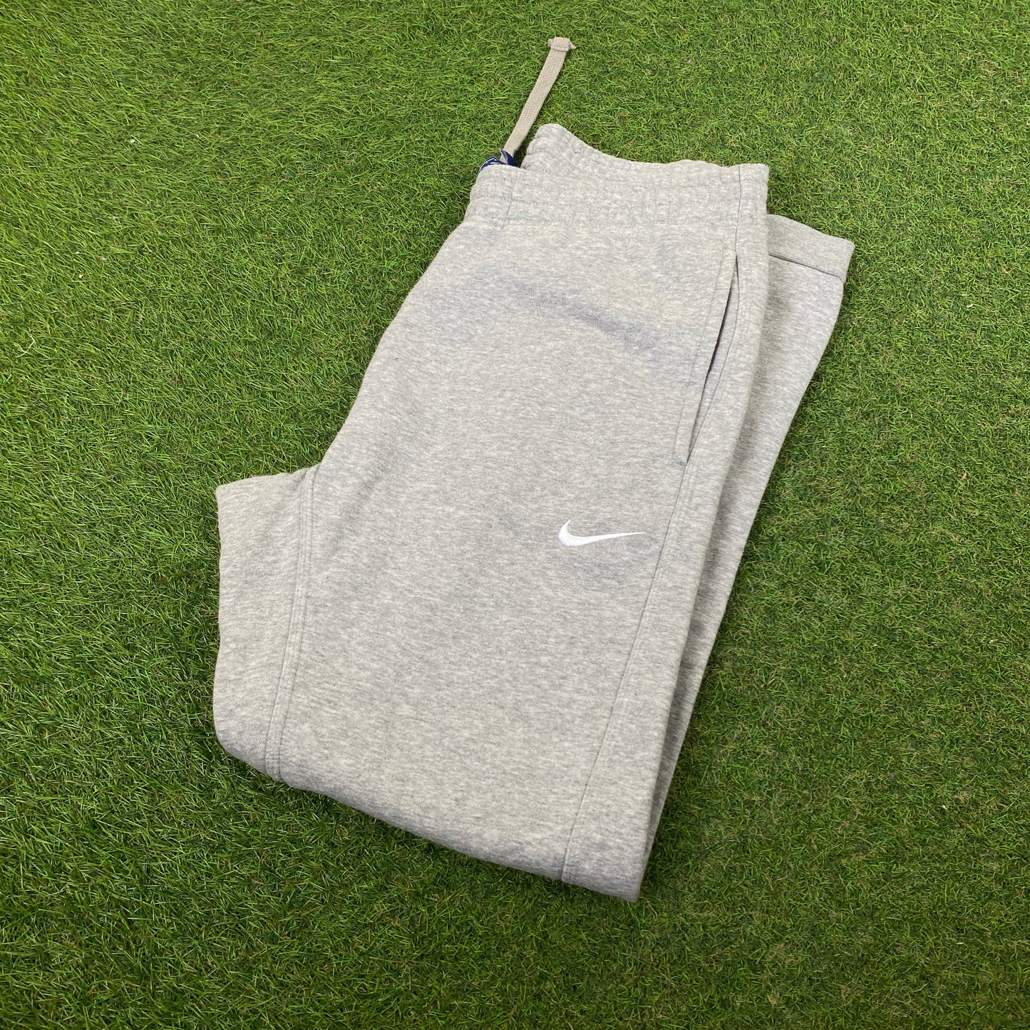 00s Nike Cotton Joggers Grey Medium