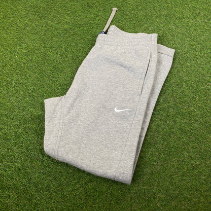 00s Nike Cotton Joggers Grey Medium