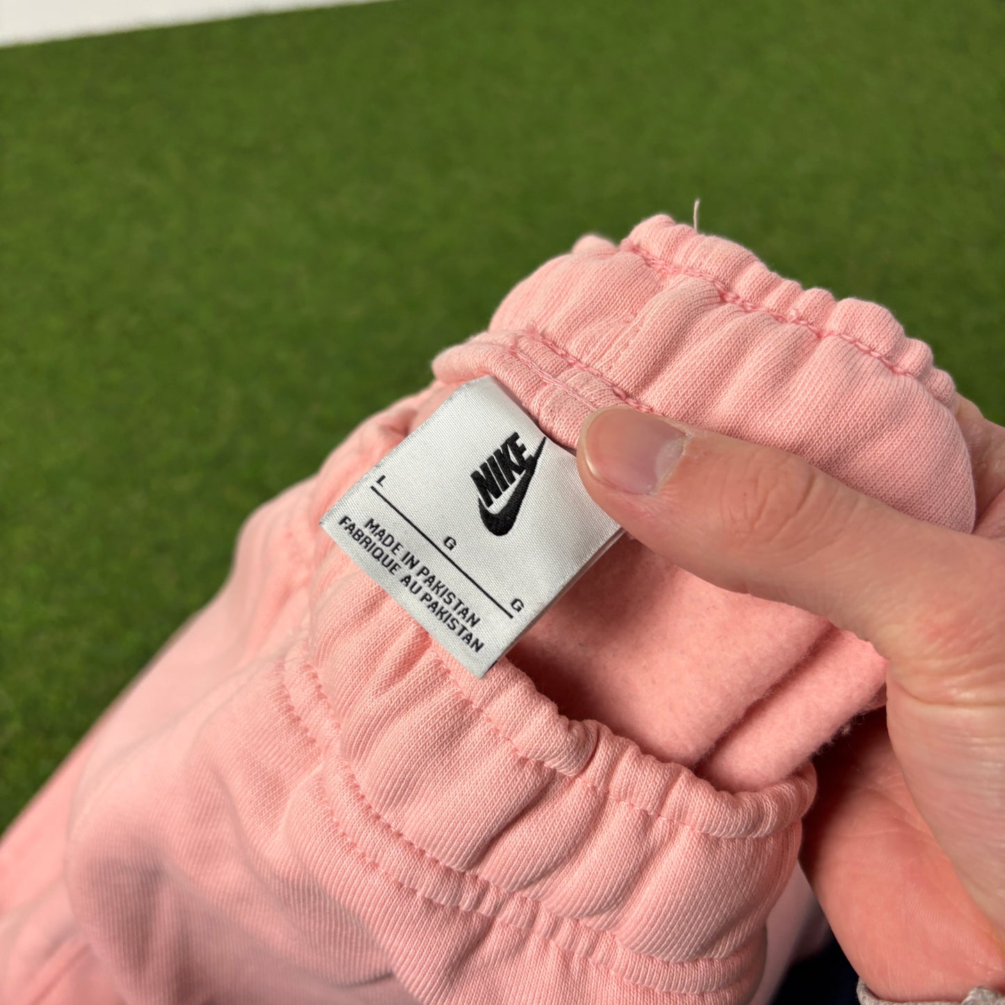 00s Nike Zip Pocket Cotton Shorts Pink Large