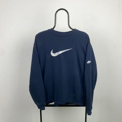 90s Nike Sweatshirt Blue Small