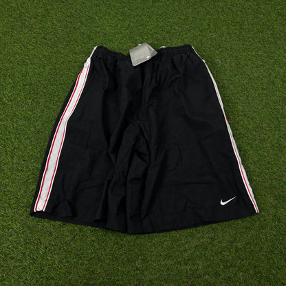 00s Nike Zip Pocket Shorts Black Small
