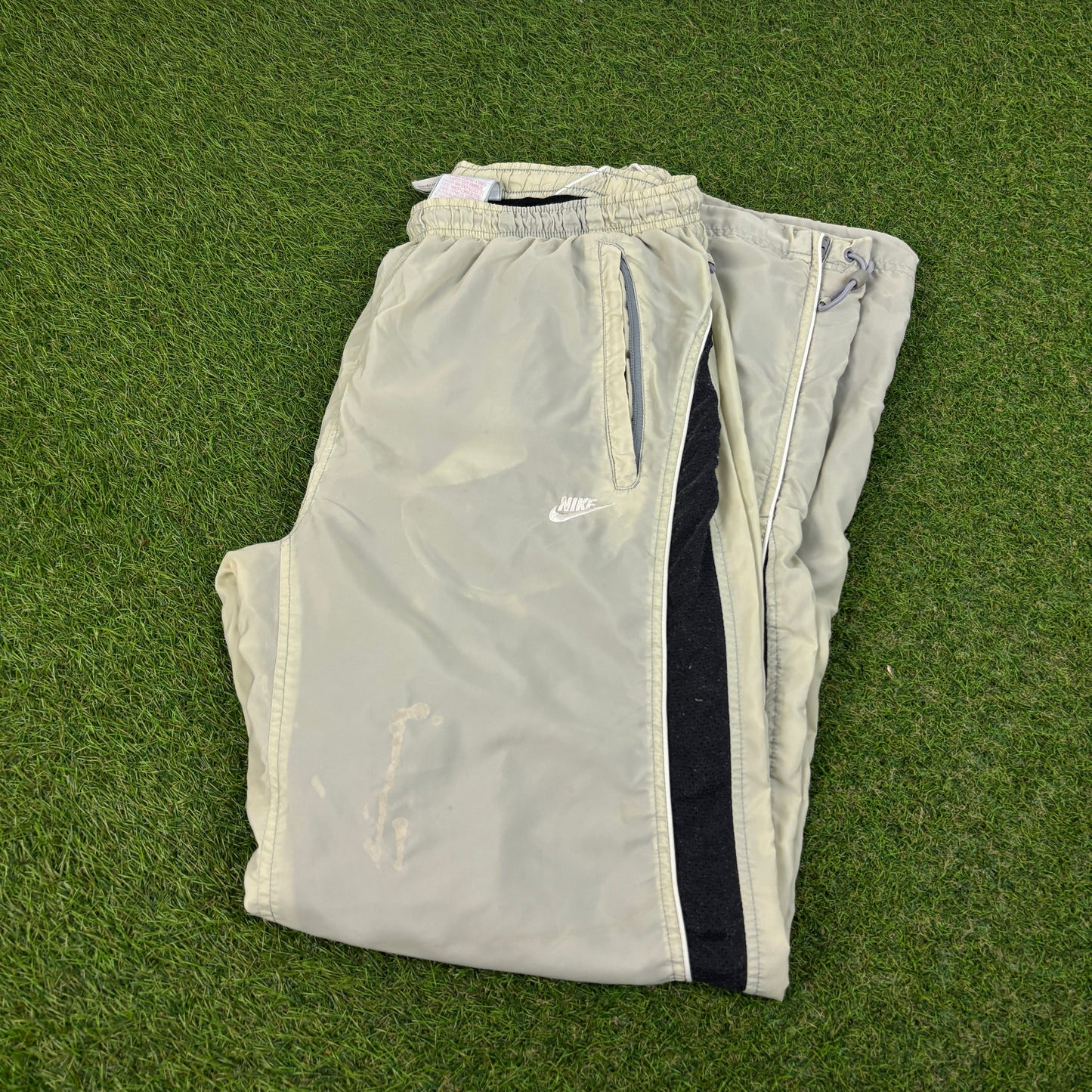 00s Nike Piping Joggers Grey Large