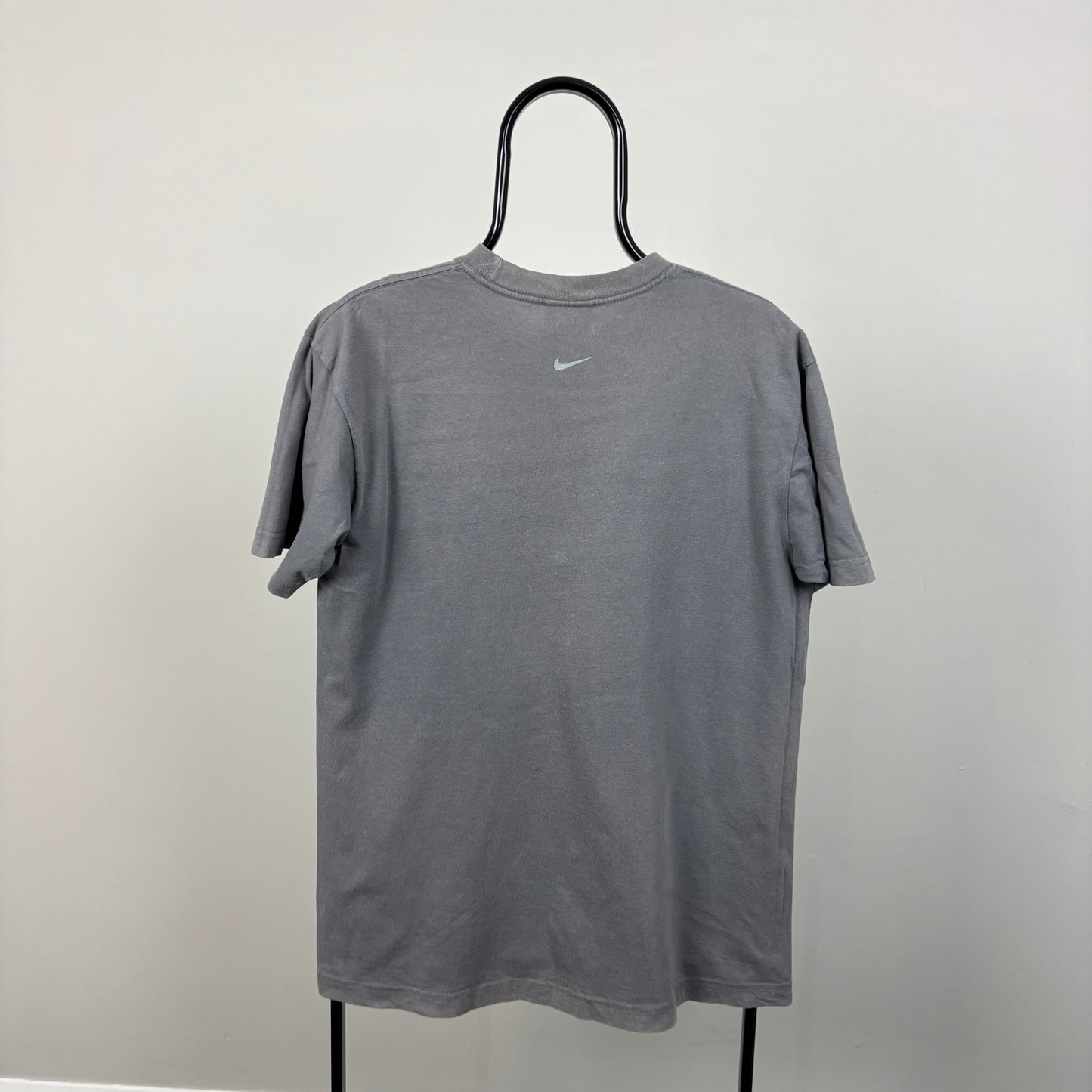 00s Nike Swoosh T-Shirt Grey Small