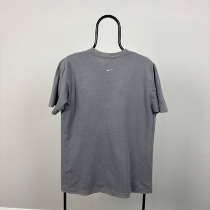 00s Nike Swoosh T-Shirt Grey Small