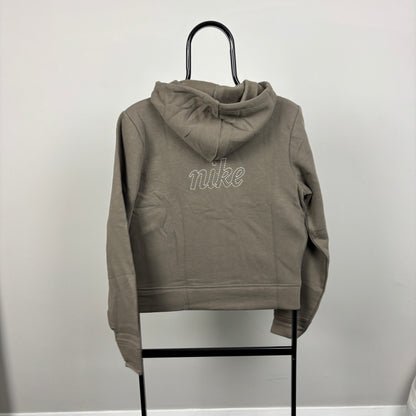 00s Nike Zip Hoodie Brown Women’s Medium