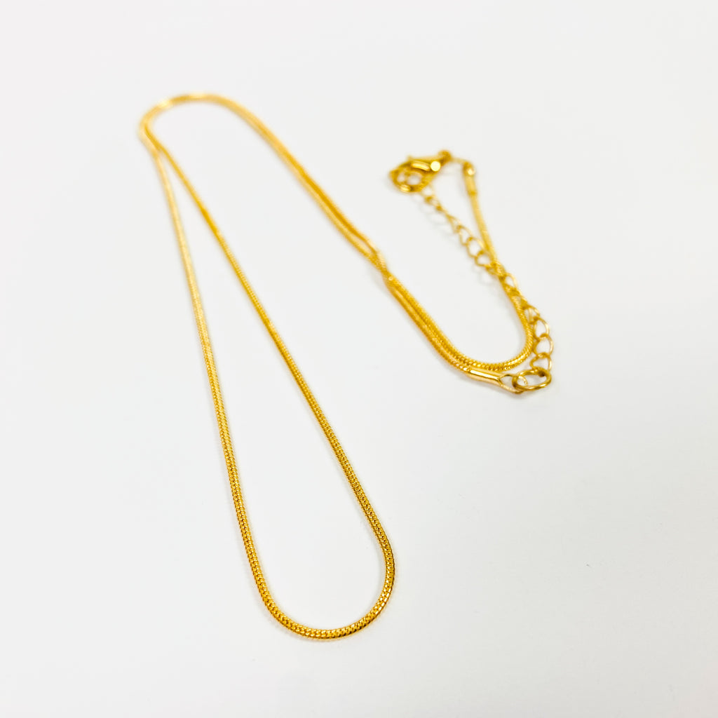 Retro Link Necklace Chain Gold