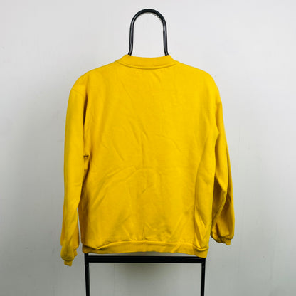 90s Nike Sweatshirt Yellow Small