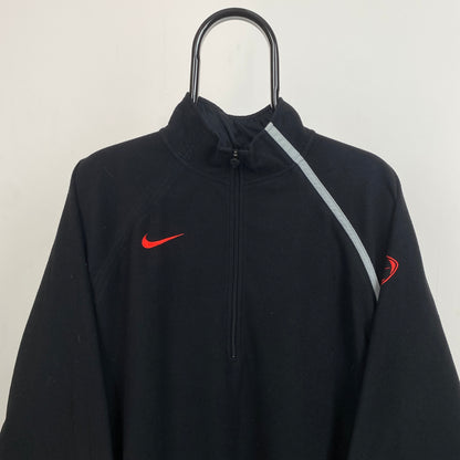 00s Nike Therma Fit Fleece Sweatshirt Black XL