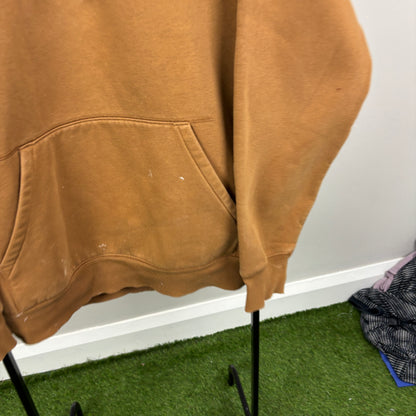 00s Carhartt Hoodie Brown XL