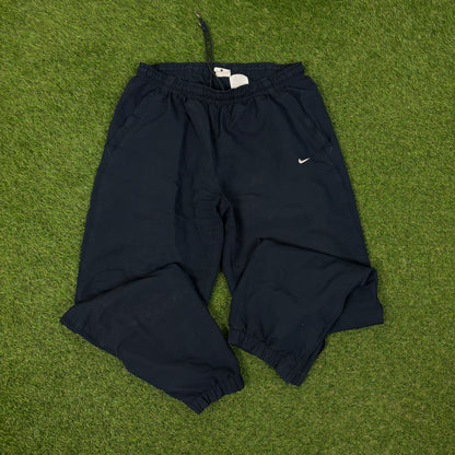 00s Nike Piping Tracksuit Jacket + Joggers Set Blue Large