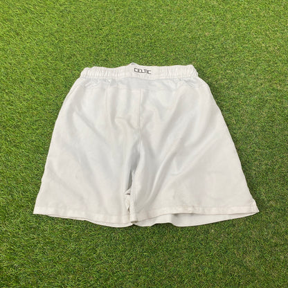 00s Nike Celtic Football Shorts White Small