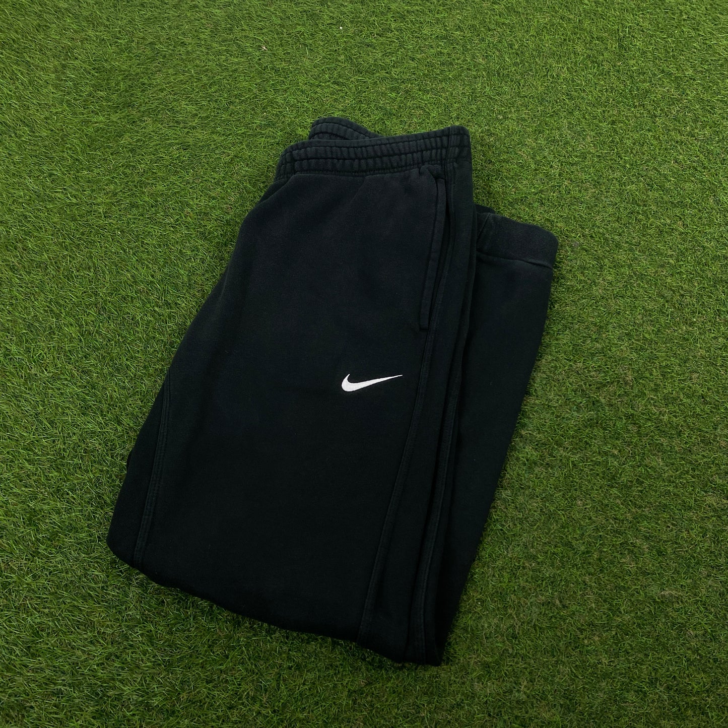 00s Nike Cotton Joggers Black Medium