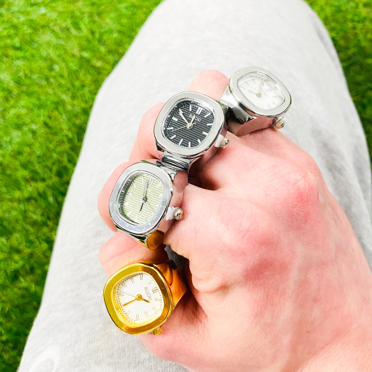 Chrono Adjustable Watch Ring