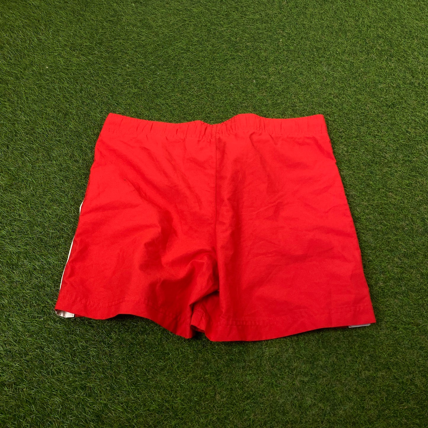 90s Nike Stripe Shorts Red Large